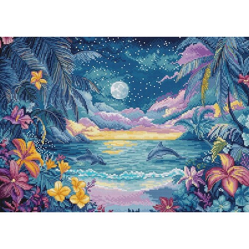 Набір для вишивання хрестиком LETISTITCH Blue Mirage L9951