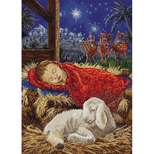 Набір для вишивання хрестиком LETISTITCH Baby Jesus L9952
