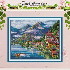 JoySunday Набір для вишивання Alpine Village