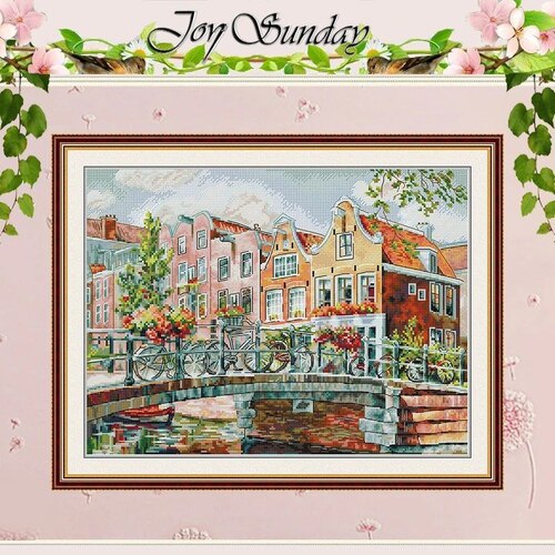 JoySunday Набір для вишивання Amsterdam