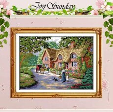 JoySunday  Набір для вишивання Life In Countryside з нанесеною на канву схемою