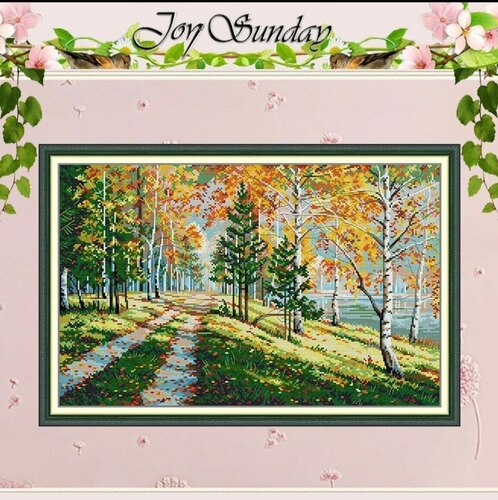 JoySunday  Набір для вишивання Autumn scenery