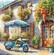 Набір для вишивання хрестиком AVA P168 Синя Веспа. The Blue Vespa