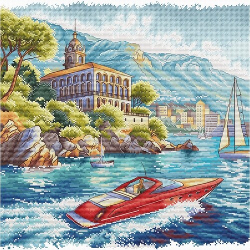 Набір для вишивання хрестиком AVA P155 Узбережжя. The Coast