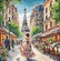 Набір для вишивання хрестиком AVA P126 З Парижа з любов'ю. From Paris with Love